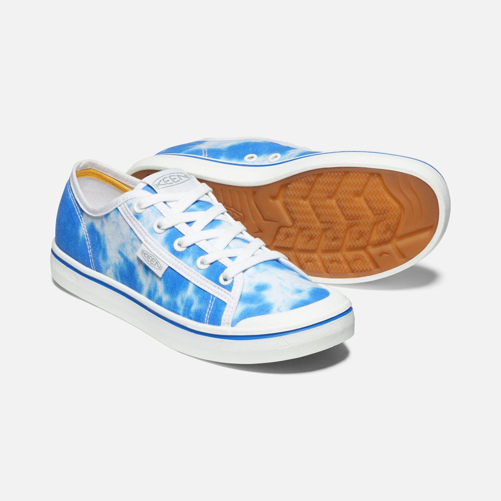 Keen Tygskor Dam Vita/Blå - Elsa Lite Sneaker - 410628NFV
